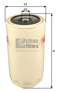 CLEAN FILTERS Топливный фильтр DN1962